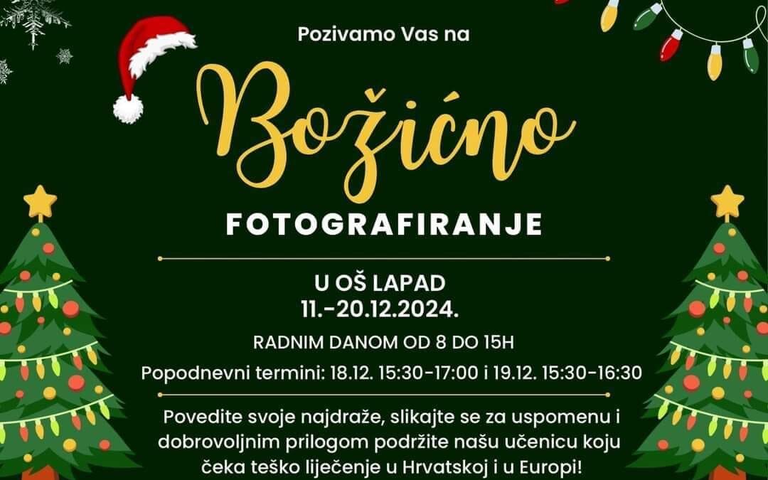 Humanitarna akcija – Božićno fotografiranje