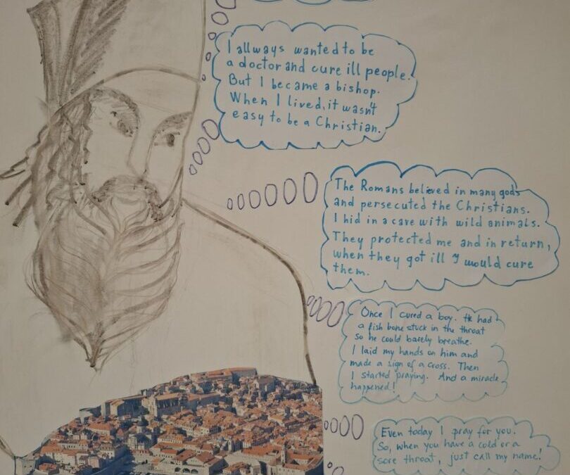 St. Blaise speaks English