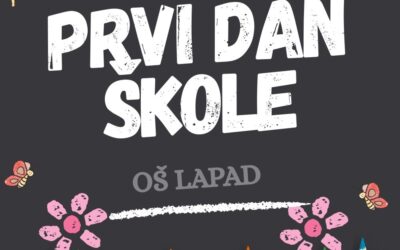 Obavijest o prvom danu škole