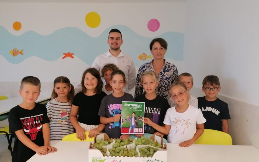OŠ Lapad potpisala ugovor s Kaufland Hrvatska za „Školu voća i povrća“!