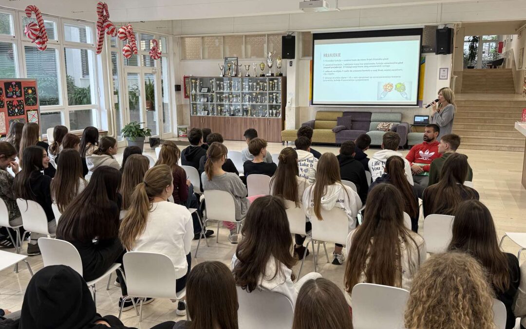Predavanja o poremećajima hranjenja i zdravom odnosu prema hrani i tijelu u našoj školi