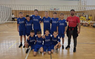 Županijsko natjecanje u odbojci za dječake do VI.r. – 1. mjesto