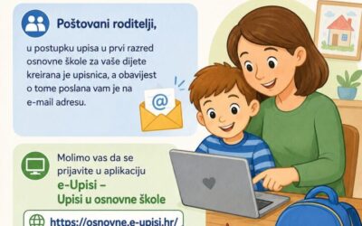 OBAVIJEST ZA RODITELJE BUDUĆIH PRVAŠIĆA